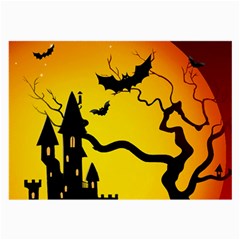 Halloween Night Terrors Large Glasses Cloth by BangZart