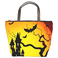 Halloween Night Terrors Bucket Bags by BangZart