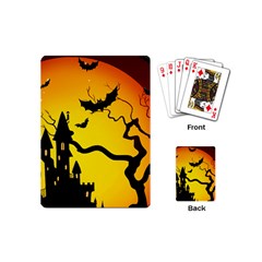 Halloween Night Terrors Playing Cards (mini)  by BangZart