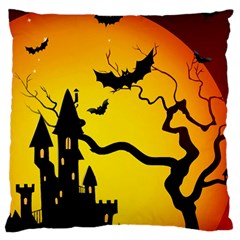 Halloween Night Terrors Large Cushion Case (one Side) by BangZart