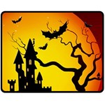 Halloween Night Terrors Double Sided Fleece Blanket (Medium)  58.8 x47.4  Blanket Front