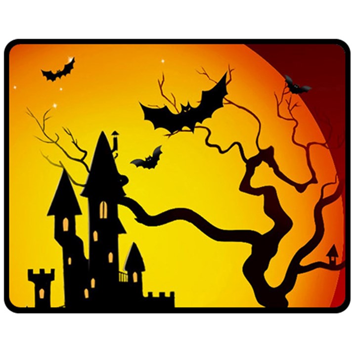 Halloween Night Terrors Double Sided Fleece Blanket (Medium) 