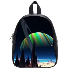 Planets In Space Stars School Bags (small)  by BangZart