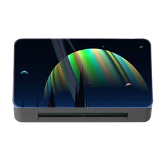 Planets In Space Stars Memory Card Reader With Cf by BangZart