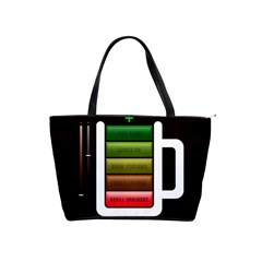 Black Energy Battery Life Shoulder Handbags by BangZart