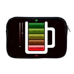 Black Energy Battery Life Apple Macbook Pro 17  Zipper Case by BangZart