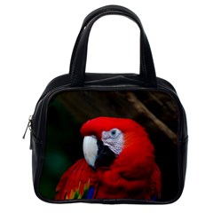 Scarlet Macaw Bird Classic Handbags (one Side) by BangZart