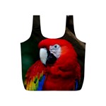 Scarlet Macaw Bird Full Print Recycle Bags (S)  Front