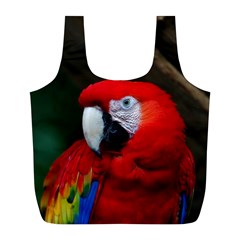 Scarlet Macaw Bird Full Print Recycle Bags (l)  by BangZart