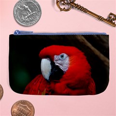 Scarlet Macaw Bird Large Coin Purse