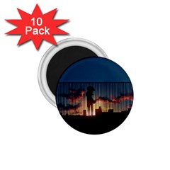 Art Sunset Anime Afternoon 1 75  Magnets (10 Pack)  by BangZart