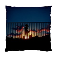 Art Sunset Anime Afternoon Standard Cushion Case (two Sides) by BangZart