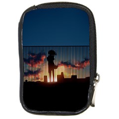 Art Sunset Anime Afternoon Compact Camera Cases by BangZart