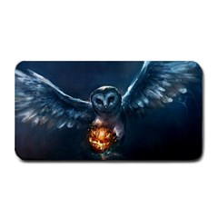 Owl And Fire Ball Medium Bar Mats by BangZart