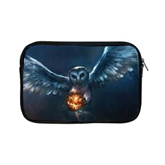 Owl And Fire Ball Apple Ipad Mini Zipper Cases by BangZart