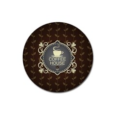 Coffee House Magnet 3  (round)