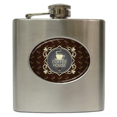 Coffee House Hip Flask (6 Oz) by BangZart