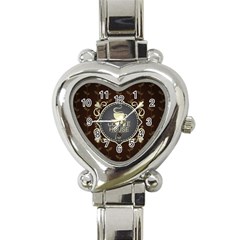 Coffee House Heart Italian Charm Watch by BangZart