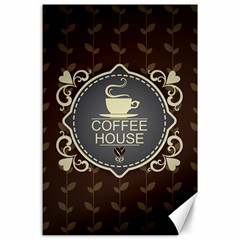 Coffee House Canvas 24  X 36  by BangZart