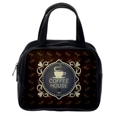 Coffee House Classic Handbags (one Side) by BangZart