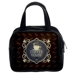 Coffee House Classic Handbags (2 Sides) by BangZart