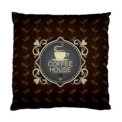 Coffee House Standard Cushion Case (one Side) by BangZart