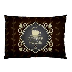 Coffee House Pillow Case by BangZart