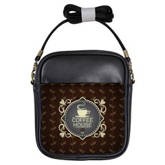 Coffee House Girls Sling Bags by BangZart