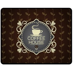 Coffee House Fleece Blanket (medium) 