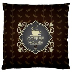 Coffee House Standard Flano Cushion Case (one Side) by BangZart