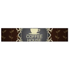 Coffee House Flano Scarf (small) by BangZart