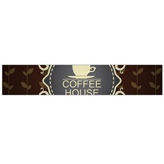 Coffee House Flano Scarf (large) by BangZart