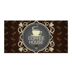 Coffee House Satin Wrap by BangZart