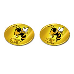 Georgia Institute Of Technology Ga Tech Cufflinks (oval) by BangZart