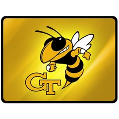 Georgia Institute Of Technology Ga Tech Fleece Blanket (large)  by BangZart