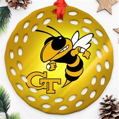 Georgia Institute Of Technology Ga Tech Round Filigree Ornament (two Sides) by BangZart