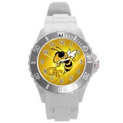 Georgia Institute Of Technology Ga Tech Round Plastic Sport Watch (l) by BangZart