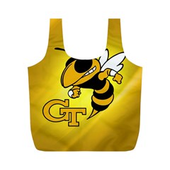 Georgia Institute Of Technology Ga Tech Full Print Recycle Bags (m)  by BangZart