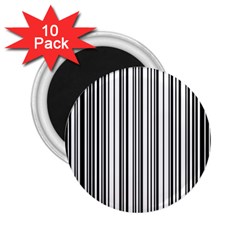 Barcode Pattern 2 25  Magnets (10 Pack)  by BangZart