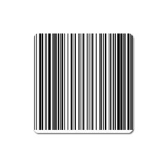 Barcode Pattern Square Magnet