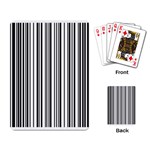 Barcode Pattern Playing Card Back