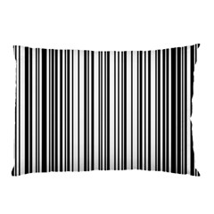 Barcode Pattern Pillow Case by BangZart