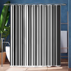 Barcode Pattern Shower Curtain 60  X 72  (medium)  by BangZart