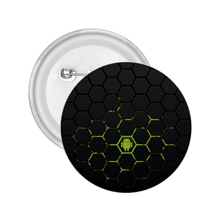 Green Android Honeycomb Gree 2.25  Buttons