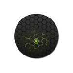 Green Android Honeycomb Gree Magnet 3  (Round) Front