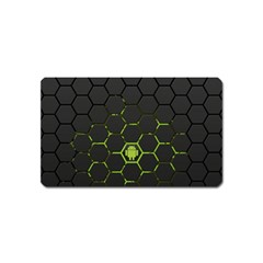 Green Android Honeycomb Gree Magnet (name Card) by BangZart