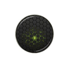 Green Android Honeycomb Gree Hat Clip Ball Marker