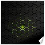 Green Android Honeycomb Gree Canvas 12  x 12   11.4 x11.56  Canvas - 1