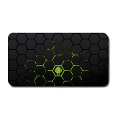 Green Android Honeycomb Gree Medium Bar Mats by BangZart