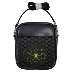 Green Android Honeycomb Gree Girls Sling Bags